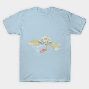 Lotus and koi T-Shirt